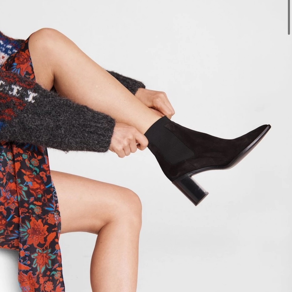 Nwot! Rag & Bone Brynn Pointy Toe Block Heel Boot… - image 1